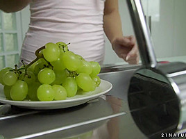 21EroticAnal - Alexis Crystal - Grapes On Her Tongue