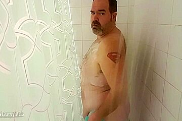 76curvynthick - Just My Type - Sexy Hairy Step daddy Bear Jerk Off Pmv