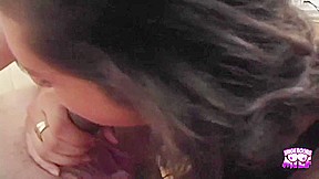 A Curvy Slut In Stockings Receives A Big Cock In A Doggy Style Position