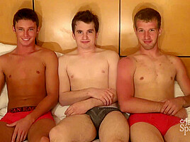 Adam Rhodes, Damon Archer and Jake Parker BAREBACK