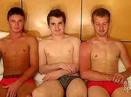 Adam Rhodes, Damon Archer and Jake Parker BAREBACK