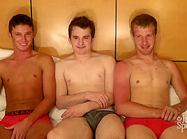 Adam Rhodes, Damon Archer and Jake Parker BAREBACK