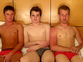 Adam Rhodes, Damon Archer and Jake Parker BAREBACK