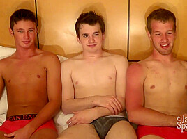 Adam Rhodes, Damon Archer and Jake Parker BAREBACK