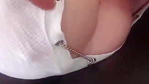 Adulterous british milf lady sonia pops out her giant boobies