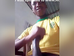African teen 18+ Boy Masturbates Until He Cums After School