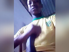 African teen 18+ Boy Masturbates Until He Cums After School