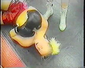 Alaskan Women Topless Boxing