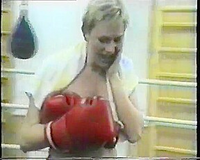 Alaskan Women Topless Boxing