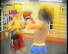 Alaskan Women Topless Boxing