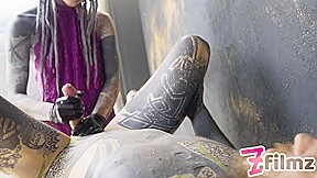 Alt Dominatrix Pegging Tattooed Worker - ZFilmzOriginals