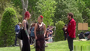 Alt mistress disgraces Spanish babe in public