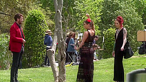Alt mistress disgraces Spanish babe in public