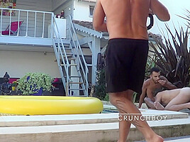 Amateur Cam In The Garden With Anthony Fucked By Caue - FirstTimeWithABoy
