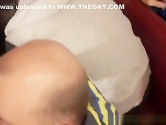 Amateur euros jerking at party in group