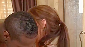 Amazing Brunette Babe Fucked In The Bathroom