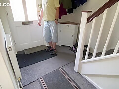 Amazon Delivery Guy  Asked Him For Opinion About New Sexy Dress For Husband