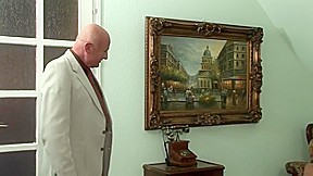 Another Exciting Blond Hungarian Granny And Her Old Lover