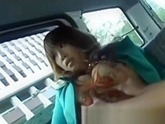 Asian Blowjob and Facial on Public Bus