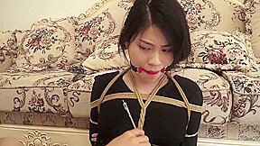 Asian Girl Whipped In Dress