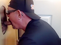 Asian Guy Blown At the Gloryhole