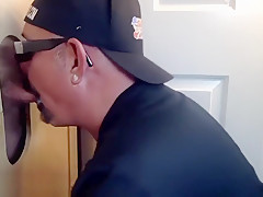 Asian Guy Blown At the Gloryhole