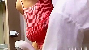 Asian Older Spreads Wide To Get Licked And Screwed Hard