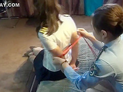 Asian Policewoman Bondage