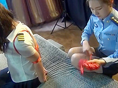 Asian Policewoman Bondage