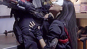 Asian Samurai vs Big Black Pipe