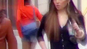 Asian Whores Pee Outside