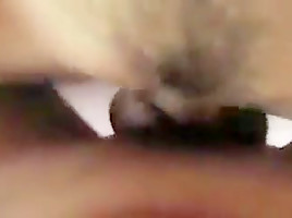 Asian couple close-up fuck