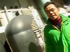 Asian slut gets fingered in public place part6
