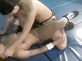 Asian vs Black Wrestling