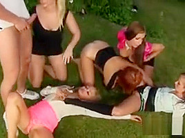Astonished Honey In Underwear Is Geeting Pissed On And Plowe