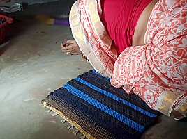 Aunty Who Is Stuck Under The Bed Was Given A Beautiful Sex In Clear Hindi Voice