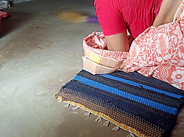 Aunty Who Is Stuck Under The Bed Was Given A Beautiful Sex In Clear Hindi Voice