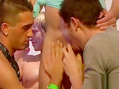 Avid lads gloryhole party