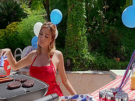 Azul Hermosa In Sucking His Bbqock