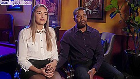 BDSM IR babe deepthroat fucked in wet mouth by BBC guy