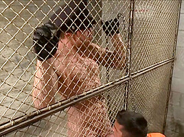 BDSM - Officer dominates the inmate