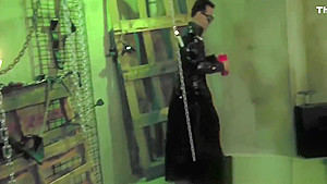 BDSM XXX Suspension and anal for big breasted sub