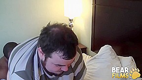 BEARFILMS Slutty Cub Logan Young Fucked by Two Black Bears