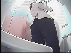 Babe with fresh booty pissed on toilet cam and fixed thong
