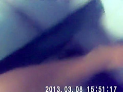 Bad view under her short skirt