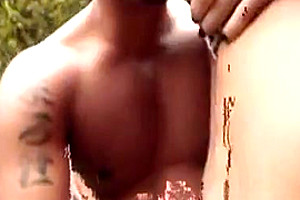 Bareback outside fun