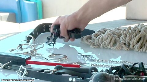 Beautiful Auditioner Fucked In Bondage