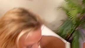 Beautiful Blonde Milf Loves Black Cock