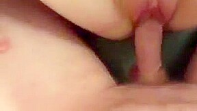 Beautiful redhead bouncing her big tits while she is fucked