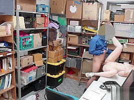 Beautiful teen 18+ Thief Will Never Swipe Again